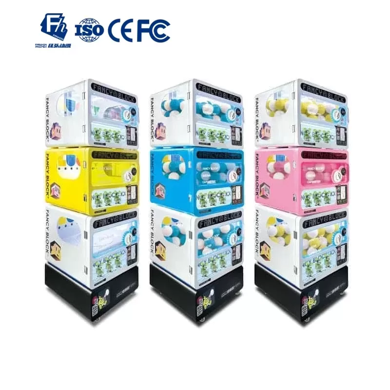 FANCY BLOCK Gashapon Machine: Fun & Durable Toy Claw Machine for Arcades, Malls & Events