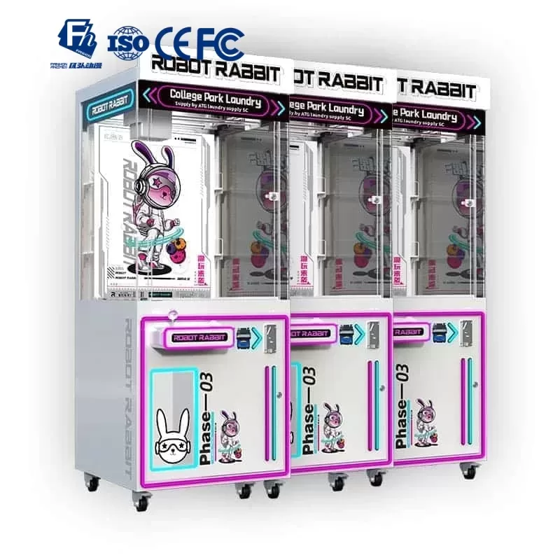 COSMIC RABBIT 3 Claw Machine: Fun & Durable Toy Claw Machine for Arcades, Malls & Events