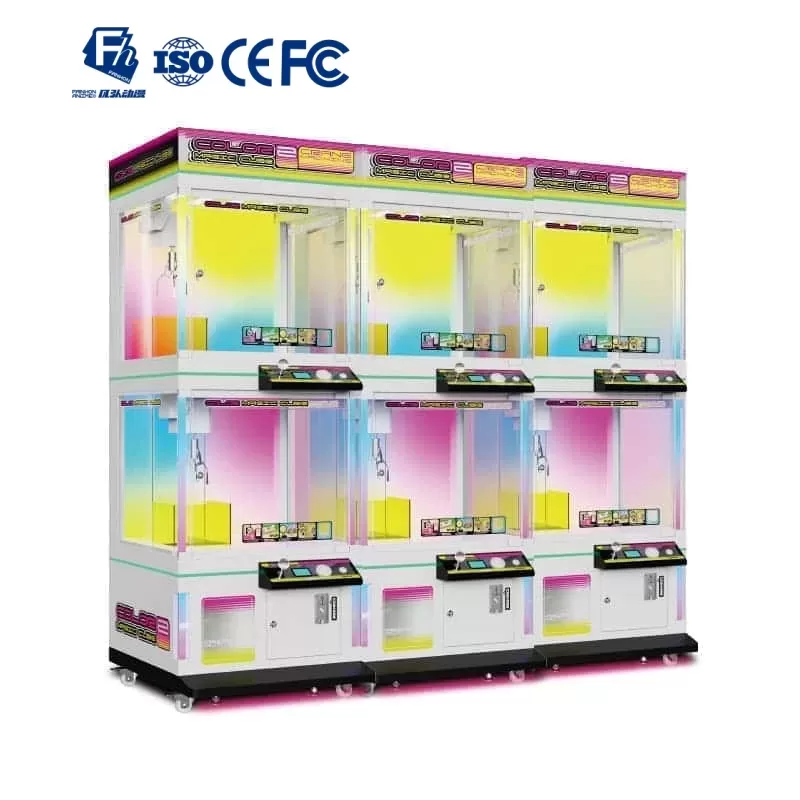 COLOR MAGIC CUBE 2 Crane Machine: Fun & Durable Toy Claw Machine for Arcades, Malls &