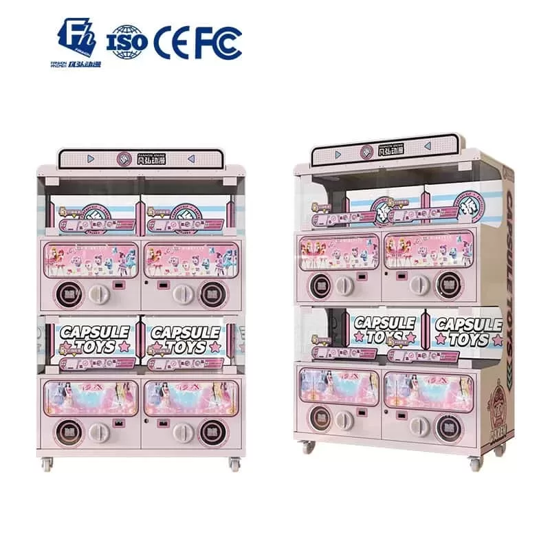 Export Commercial Double-layer 1.6m Capsule Toy Machine Gachapon Arcade Equipment,Small Arcade Grabb