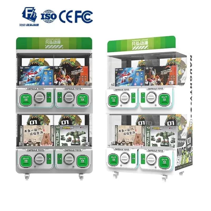 Coin Operated Gachapon Shopping Mall Surprise Twist Egg Game Capsule Toy Automatic Vending Machine M