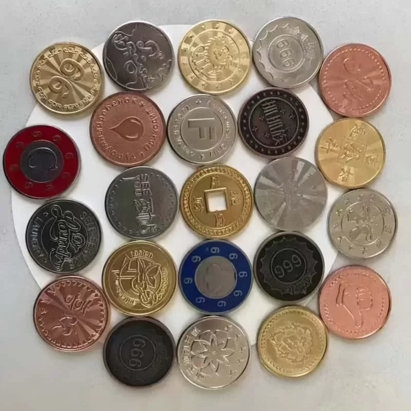 Customize Wholesale Promotional New Souvenir Metal Coins Customized Arcade Tokens,Multiple Size Coin