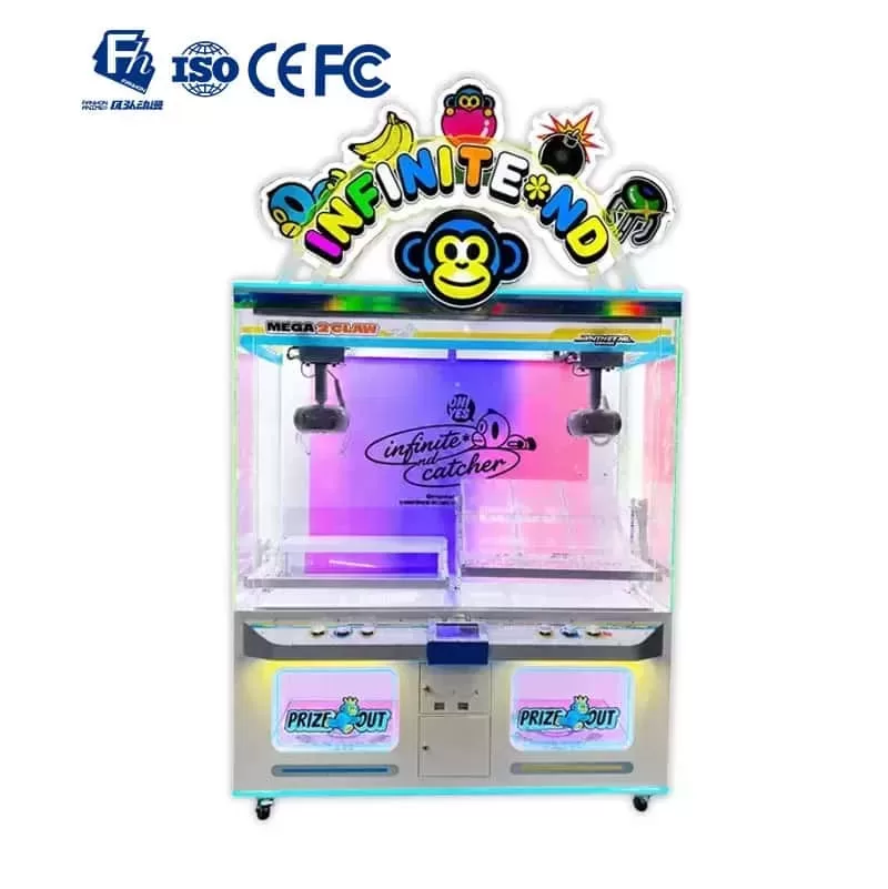 DOUBLE-CLAW CLAW MACHINE – Dual Claw Arcade Prize Machine for Family Entertainment Centers