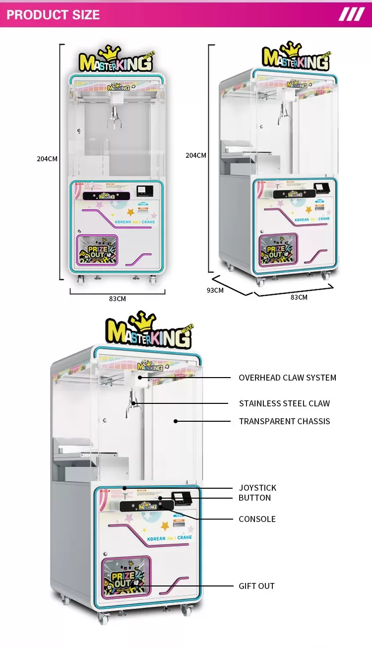 MASTERKING Single Claw Machine