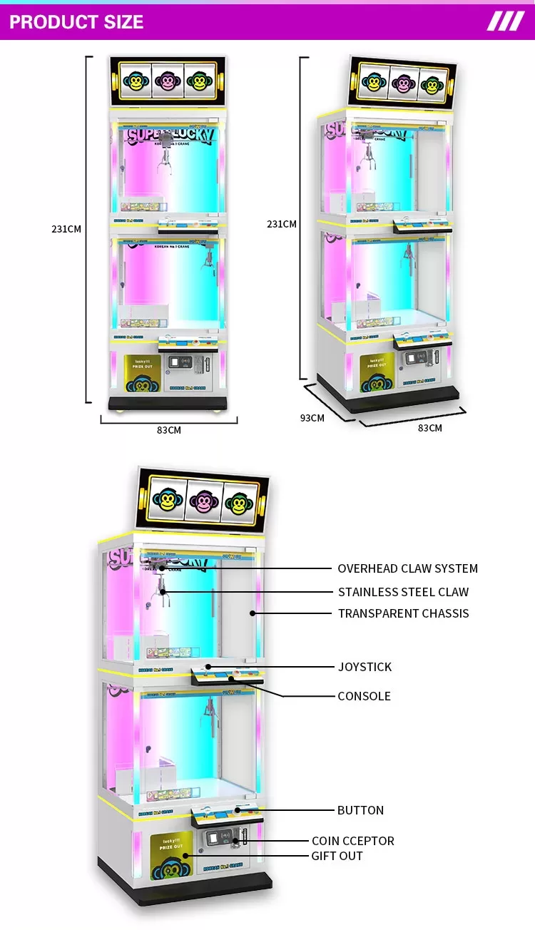 Dual-Layer Infinite N-Dimension Claw Machine