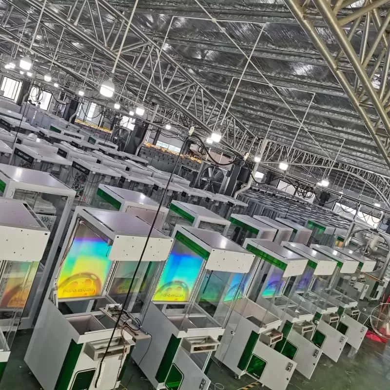 Commercial claw machine production process