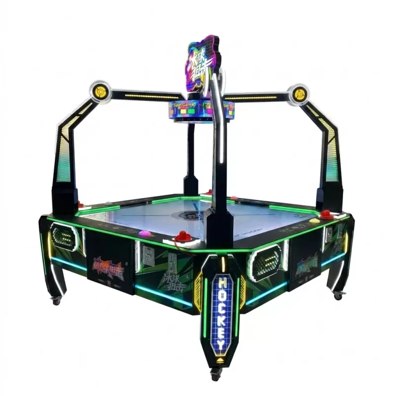 4 Player Air Hockey Table Manufacturer | Coin Operated Arcade Game