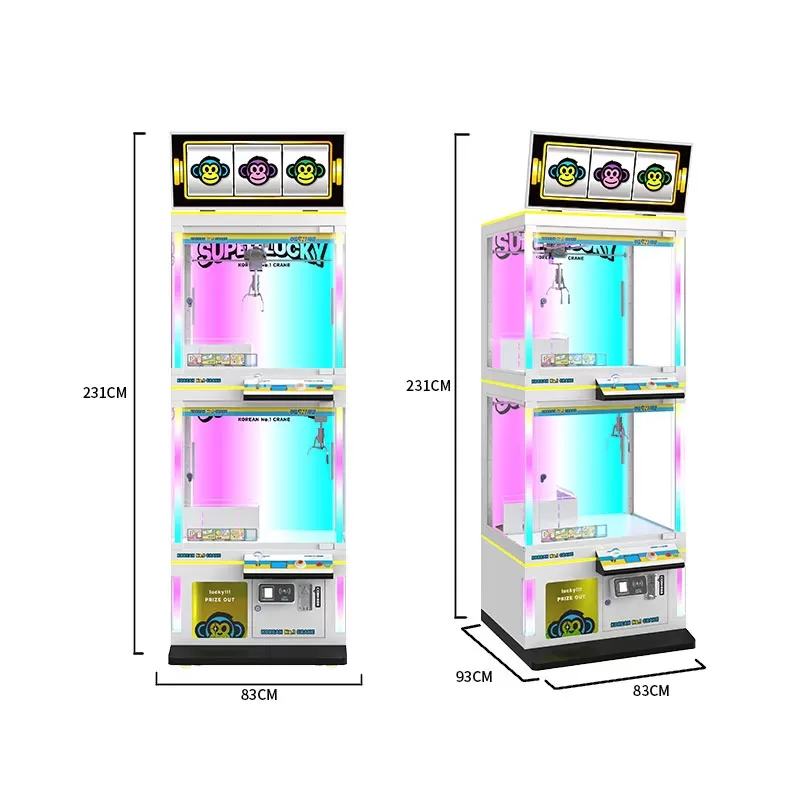 Double Layer Claw Machine