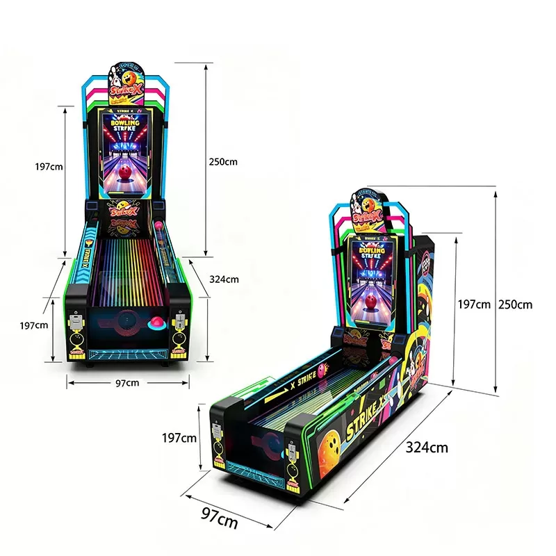 Coin Operated Bowling Arcade Machine