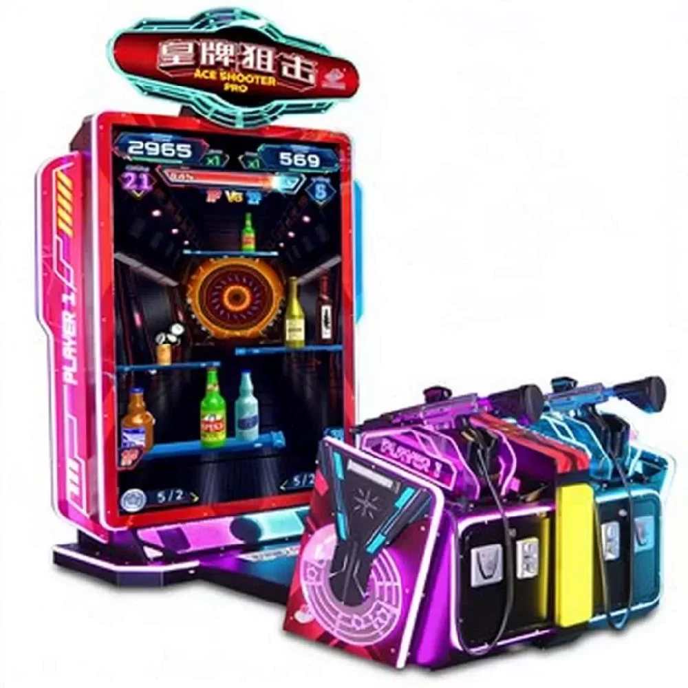 ACE Shooter Pro 2 Player Rifle Arcade Game Machine