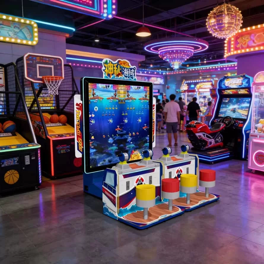4 Player Mysterious Sea Arcade Game