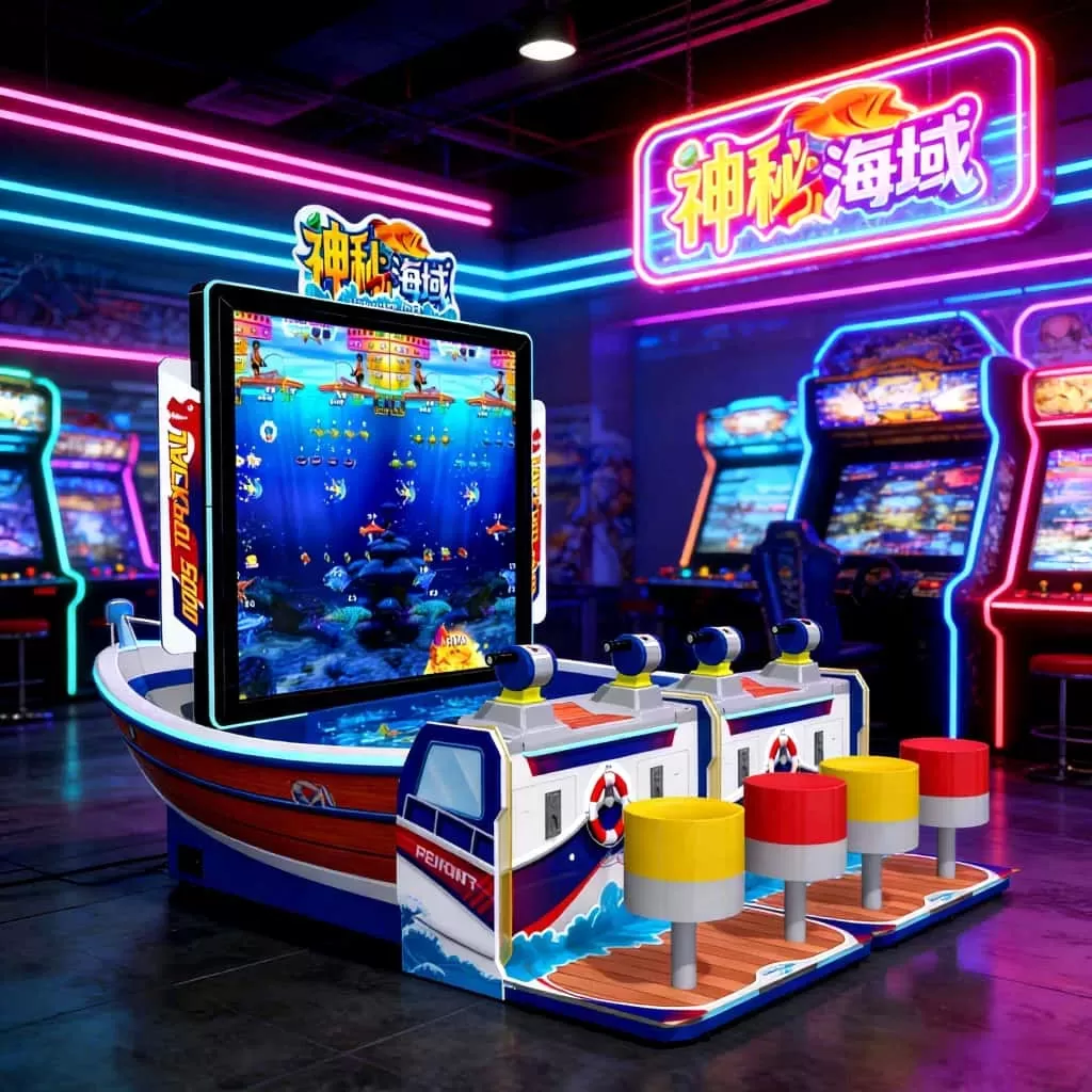 4 Player Mysterious Sea Arcade Game