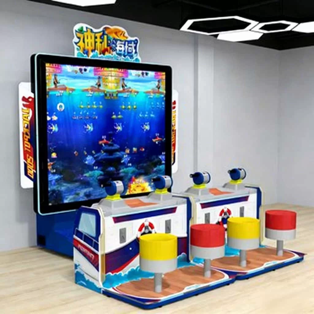 4 Player Mysterious Sea Arcade Game