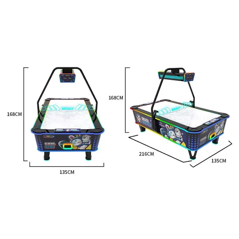 Space Hockey Air Hockey Machine