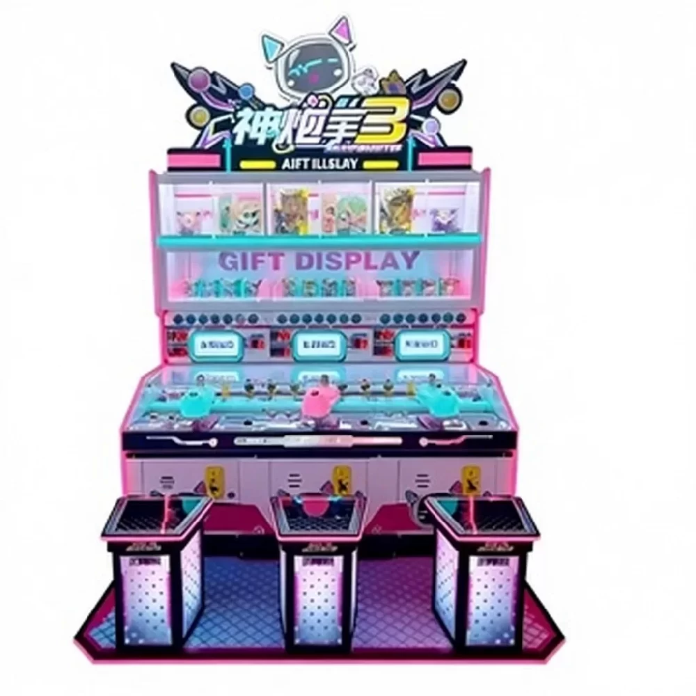 3 Legendary Gunner Multiplayer Arcade Game Machine