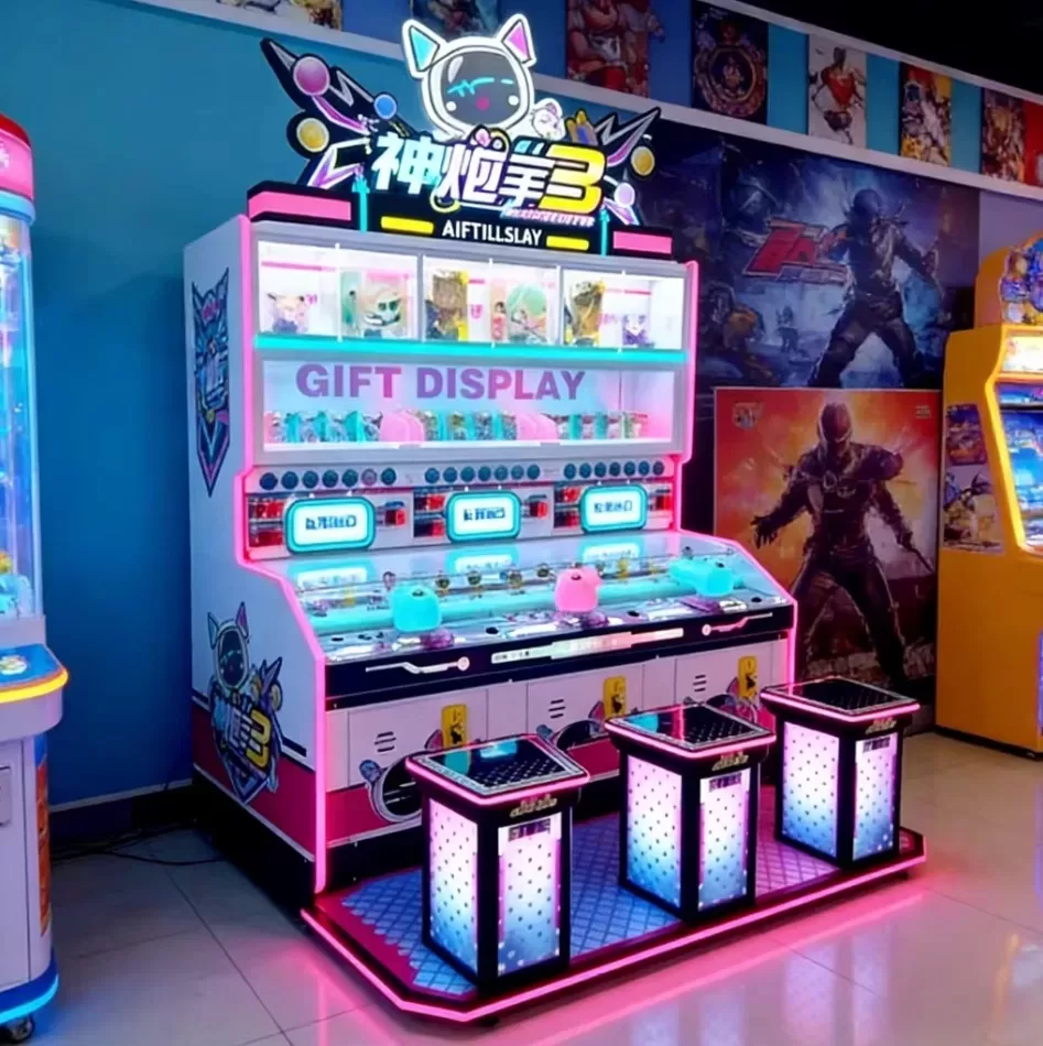 3 Legendary Gunner Multiplayer Arcade Game Machine