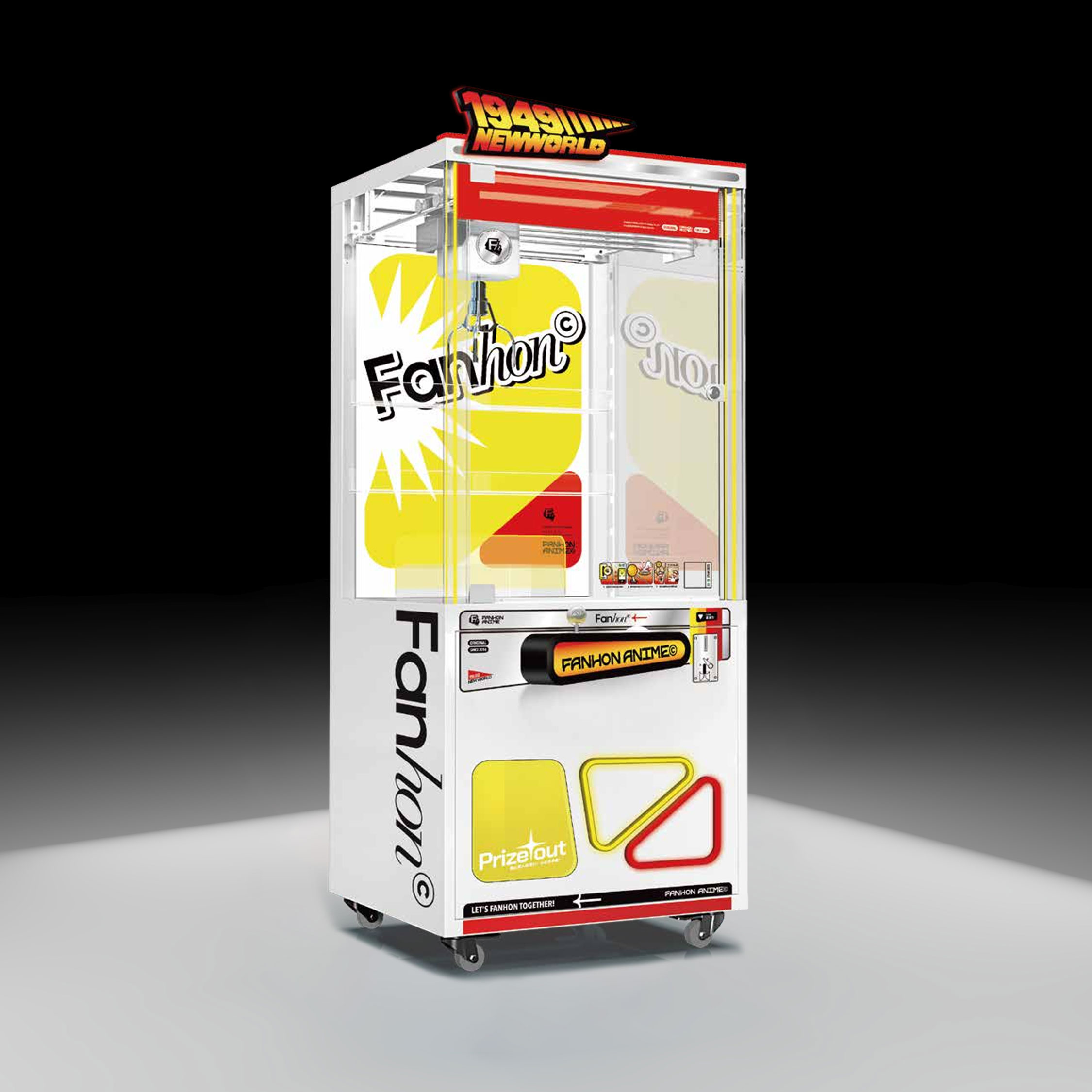 1949 NEW WORLD Claw Machine: Fun & Durable Toy Claw Machine for Arcades, Malls & Events