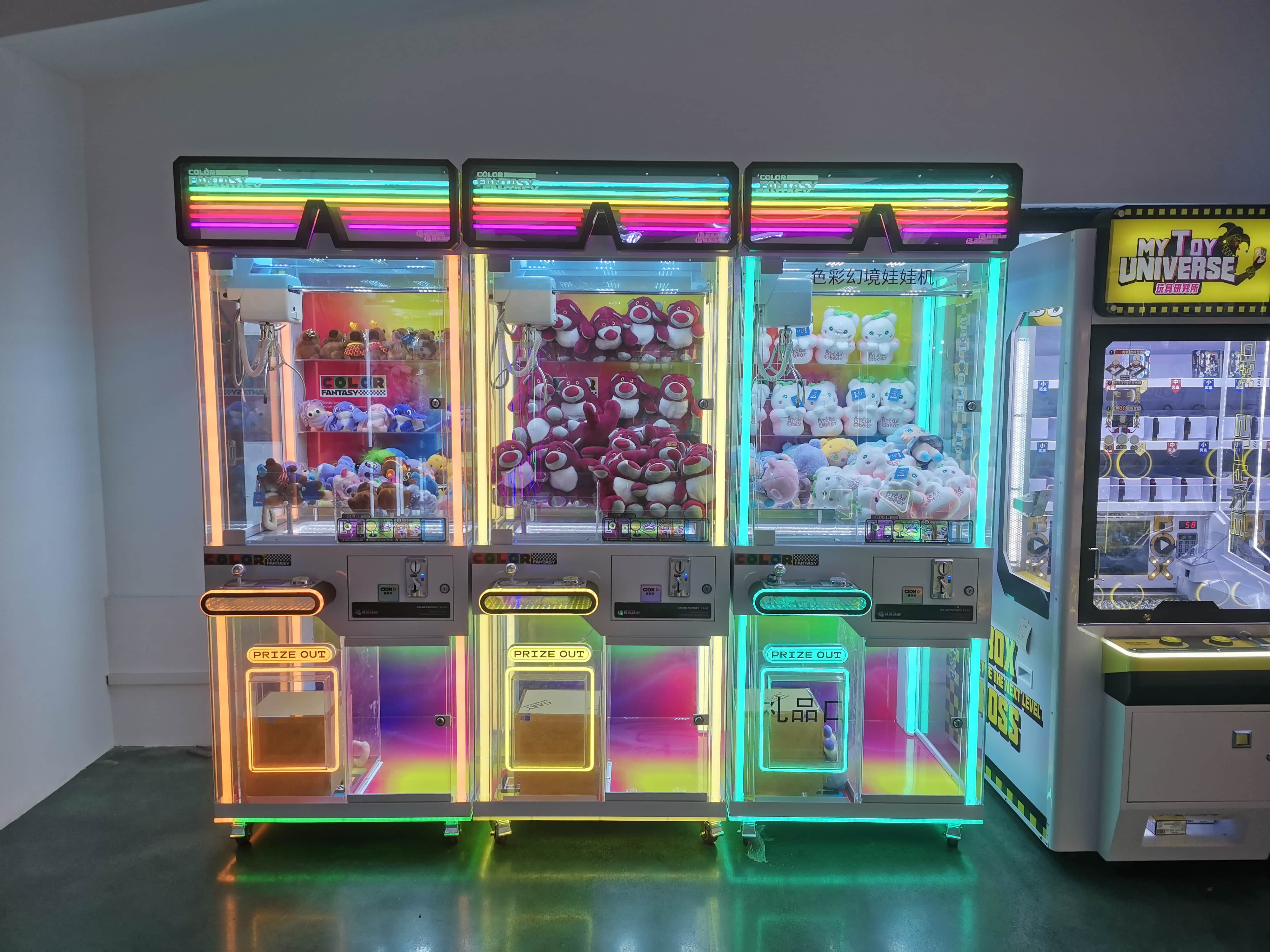 COLOR FANTASY Claw Machine: Fun & Durable Toy Claw Machine for Arcades, Malls & Events