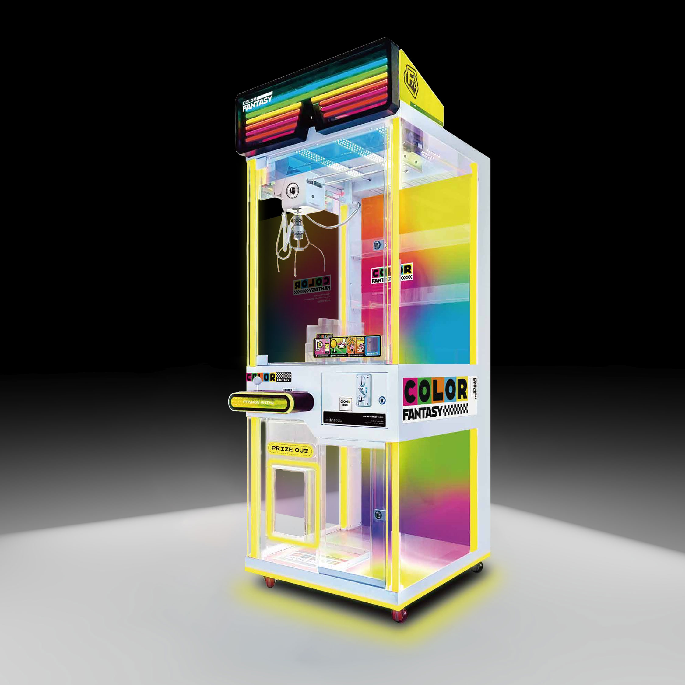COLOR FANTASY Claw Machine: Fun & Durable Toy Claw Machine for Arcades, Malls & Events