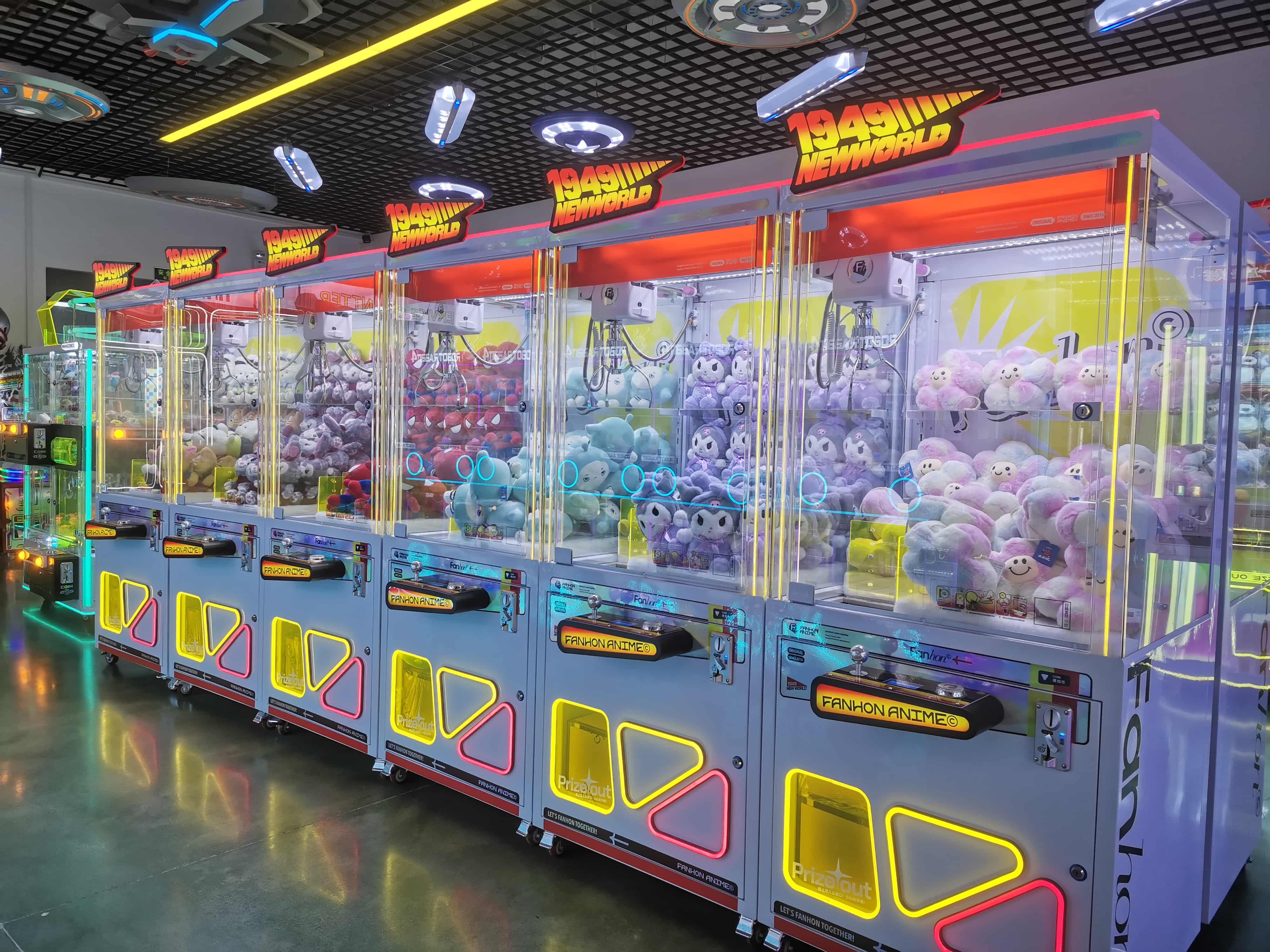 1949 NEW WORLD Claw Machine: Fun & Durable Toy Claw Machine for Arcades, Malls & Events