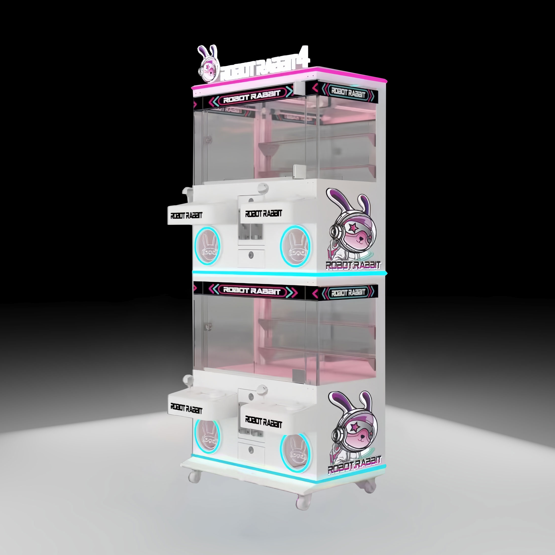 INTERSTELLAR RABBIT 4 Claw Machine: Fun & Durable Toy Claw Machine for Arcades, Malls & Events